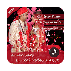 Anniversary Lyrical Video Maker