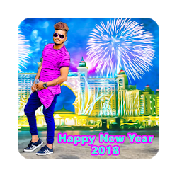 Happy New Year 2018 Photo Frame - Photo Editor New