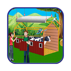 بناء قرية بناء مزرعة محاكاة