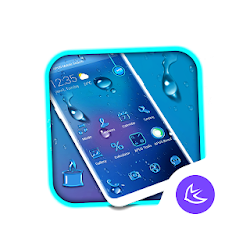 Glass Water APUS Launcher theme