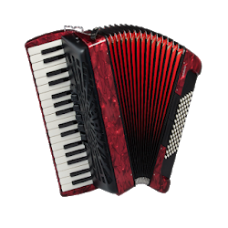 اللعب الأكورديون