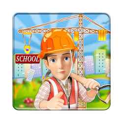School Building Construction Site Builder Game