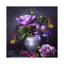 Butterflies Pot Live Wallpaper