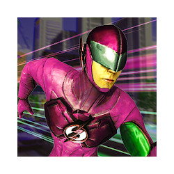 Real Speed Robot Hero NY Crime City Battle