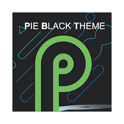 Pie Black Theme for Huawei  Honor