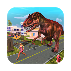 الوحش الديناصور محاكي مدينة الهيجان