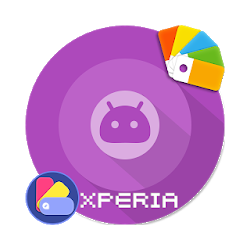 XPERIA ON™ | O Purple Theme Design For SONY