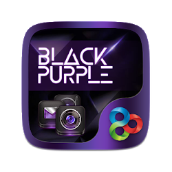 Black Purple GO Launcher Theme