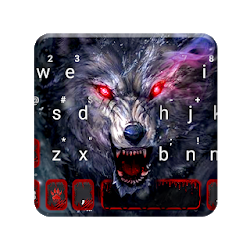 ثيم لوحة المفاتيح Bloody Wild Wolf