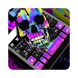 ثيم لوحة المفاتيح Splatoon Skull