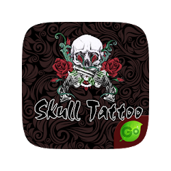Skull Tatto GO Keyboard Theme