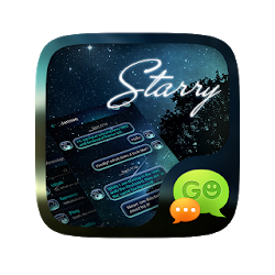 FREE GO SMS PRO STARRY THEME
