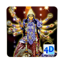 4D Durga Puja Navaratri Durgotsava Live Wallpaper