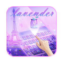 لافندر زهرة لوحة المفاتيح