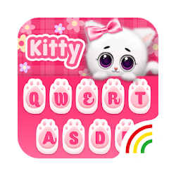 Pink Kitty Keyboard Theme
