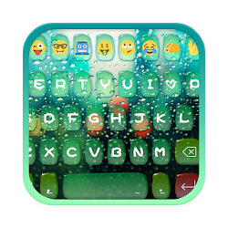 Glass Water Keyboard Theme