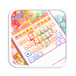 Rainbow Heart Emoji Keyboard