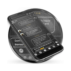 Leather Black SMS رسائل
