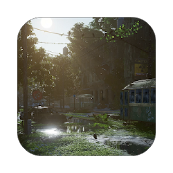 4K Post Apocalyptic City Animated Live Wallpaper