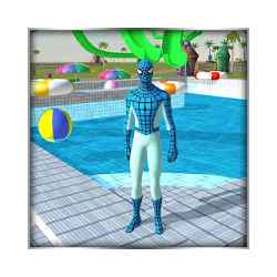 بطل السوبر الشريحة المياه اللف شاقة