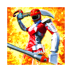 بطل دينو حارب معركة النينجا السلطة السامرائي تراث