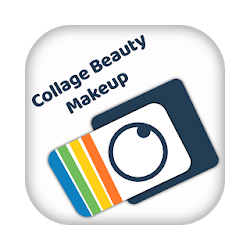 Collage Beauty Makeup  fashion style - square art