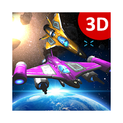 Space Battle Spaceships War among Stars Fire 3D