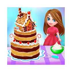 Doll House Cake Maker Kids Baking Games