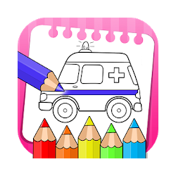 سيارات تلوين كتاب ورسومات كتاب - لعبة اطفال