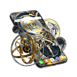 Silver Luxury Live Wallpaper  Animated Keyboard