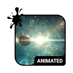 Space Voyage Animated Keyboard + Live Wallpaper تنزيل Space Voyage Animated Keyboard + Live Wallpaper Free لـ Android