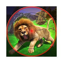 الأسد قناص الصيد لعبة - سفاري الحيوانات صياد