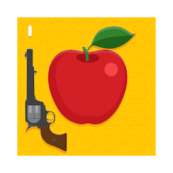 Red Apple Shooter - Fun Revolver Shooting Game