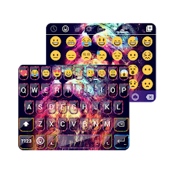 Galaxy Lion King Emoji Keyboard