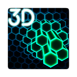 Neon Cells Particles 3D Live Wallpaper