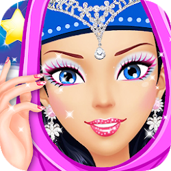 العاب بنات - صالون الاميرات المحجبات