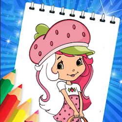 Coloring Book for Strawberry  Coloring Princess