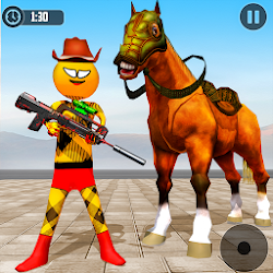 Stickman Robot Ninja Hero Zombies Shooting Games