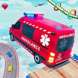 Ambulance Car Stunts 3D Mega Ramp GT Racing Games