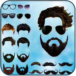 Men beard photo editor salon - mustache hairstyle