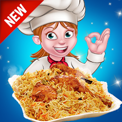 Biryani Restaurant chef- مطبخ لعبة طبخ الطعام