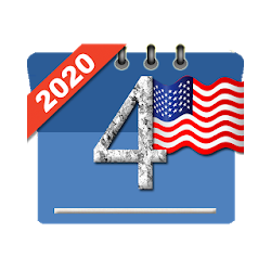 USA Calendar with Holidays 2020