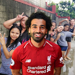 صورة شخصية مع محمد صلاح