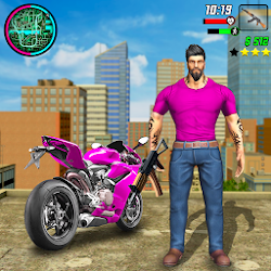 Tornado Wind Hero - Rope Hero Crime City Game