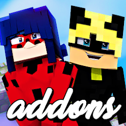Miraculous Noir Mod + Ladybug Skins For Mcpe