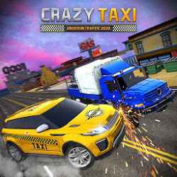 سائق تاكسي مجنون في حركة المرور 2020