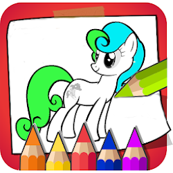 Mewarnai Kuda Poni Yang Indah