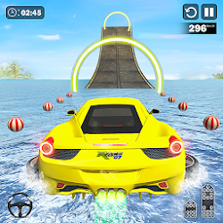 Water Surfing Car Stunts