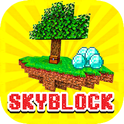 Mega Skyblock Survival Map Island For MCPE