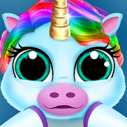 Baby Unicorn Pet Nursery - Care and Dress up